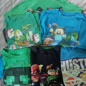 12 Boys Tees Medium 8 Minecraft Mojang Lego